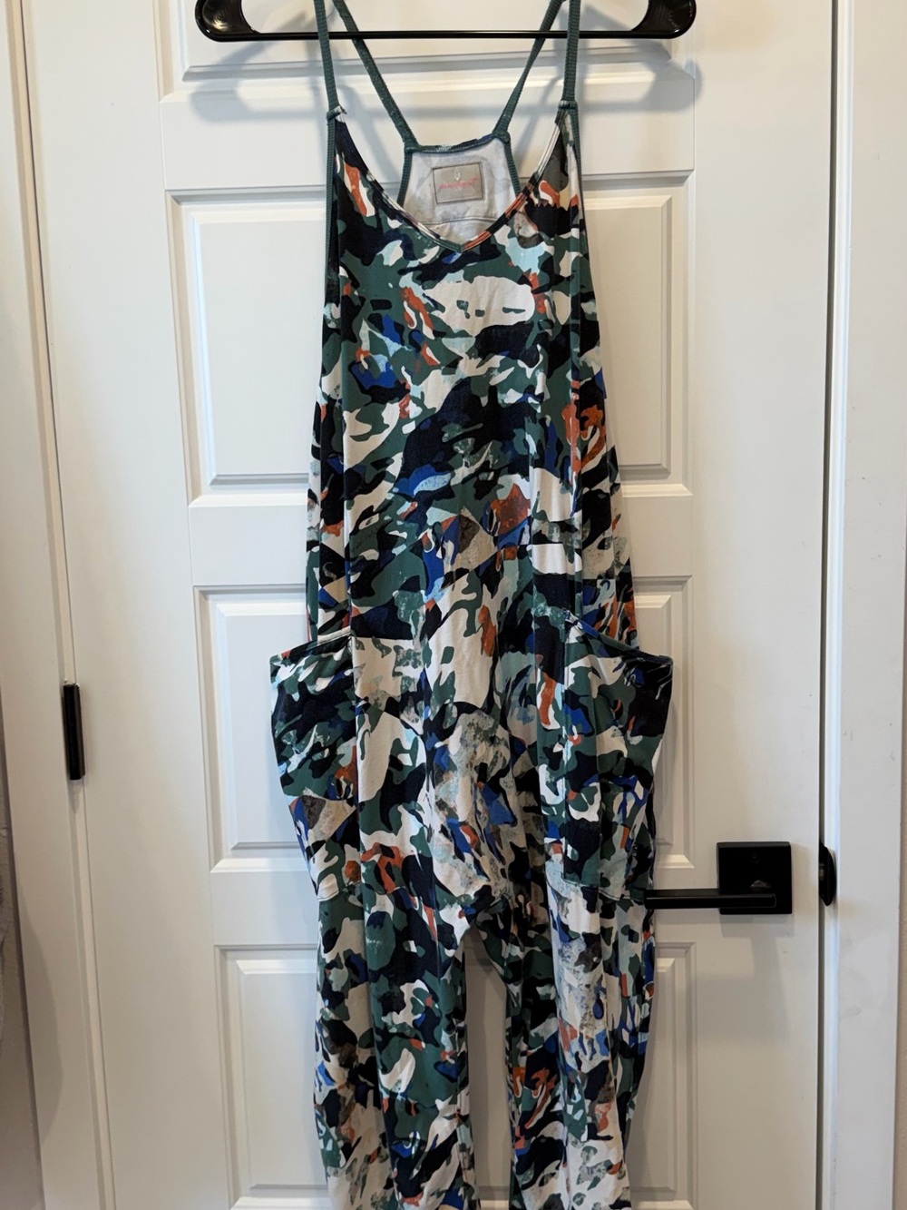 FP Movement by Free People Multicolor Camouflage Print Jumpsuit